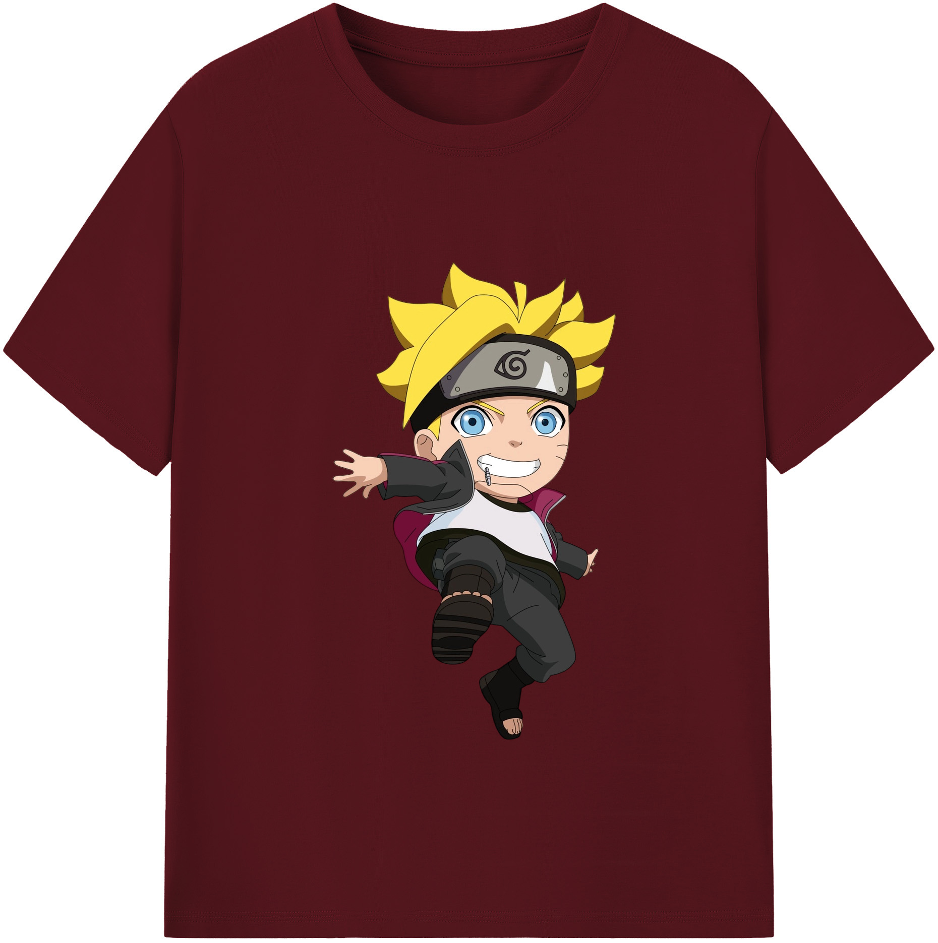 （画像用） NARUTO -ナルト- うずまき ボルト Uzumaki Boruto 綿100％半袖Tシャツ（フロントプリント）